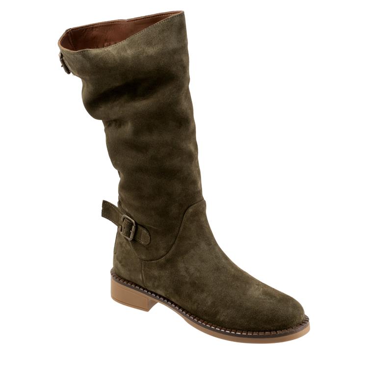 Ozzie Dark Khaki Suede